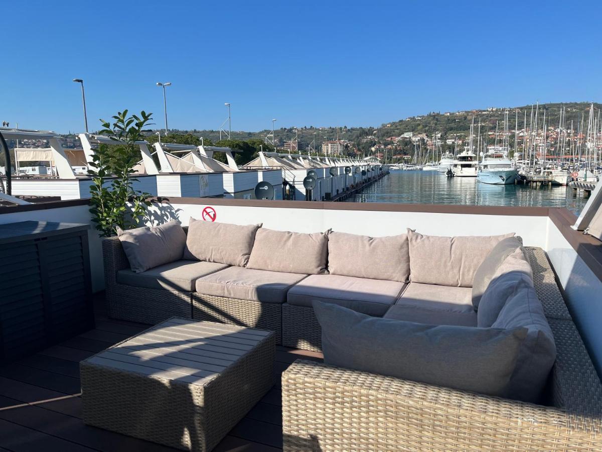 Floating Sea House Marea Apartman Portorož Kültér fotó